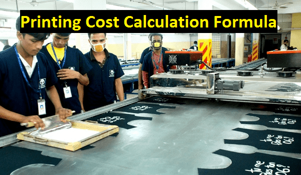 Textile Printing Cost Calculation Formula and Printing Cost in Bangladesh