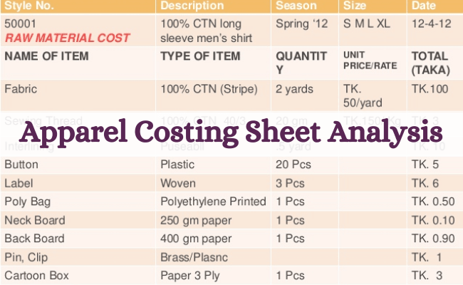 How To Do Garment Costing Considering All Factors 7306